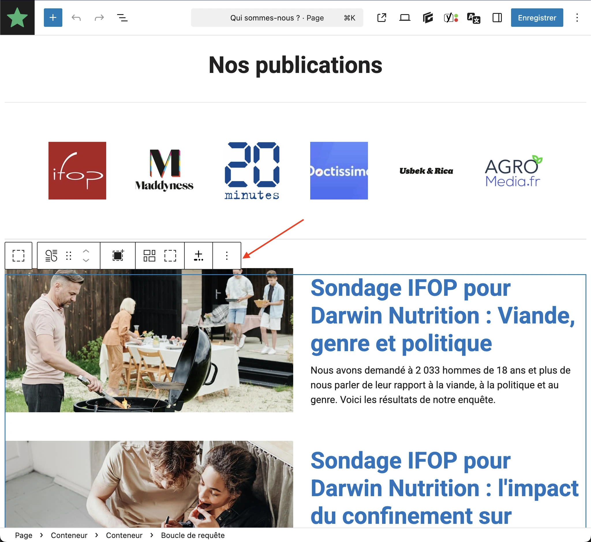 Including a new post to the GenerateBlocks Query block