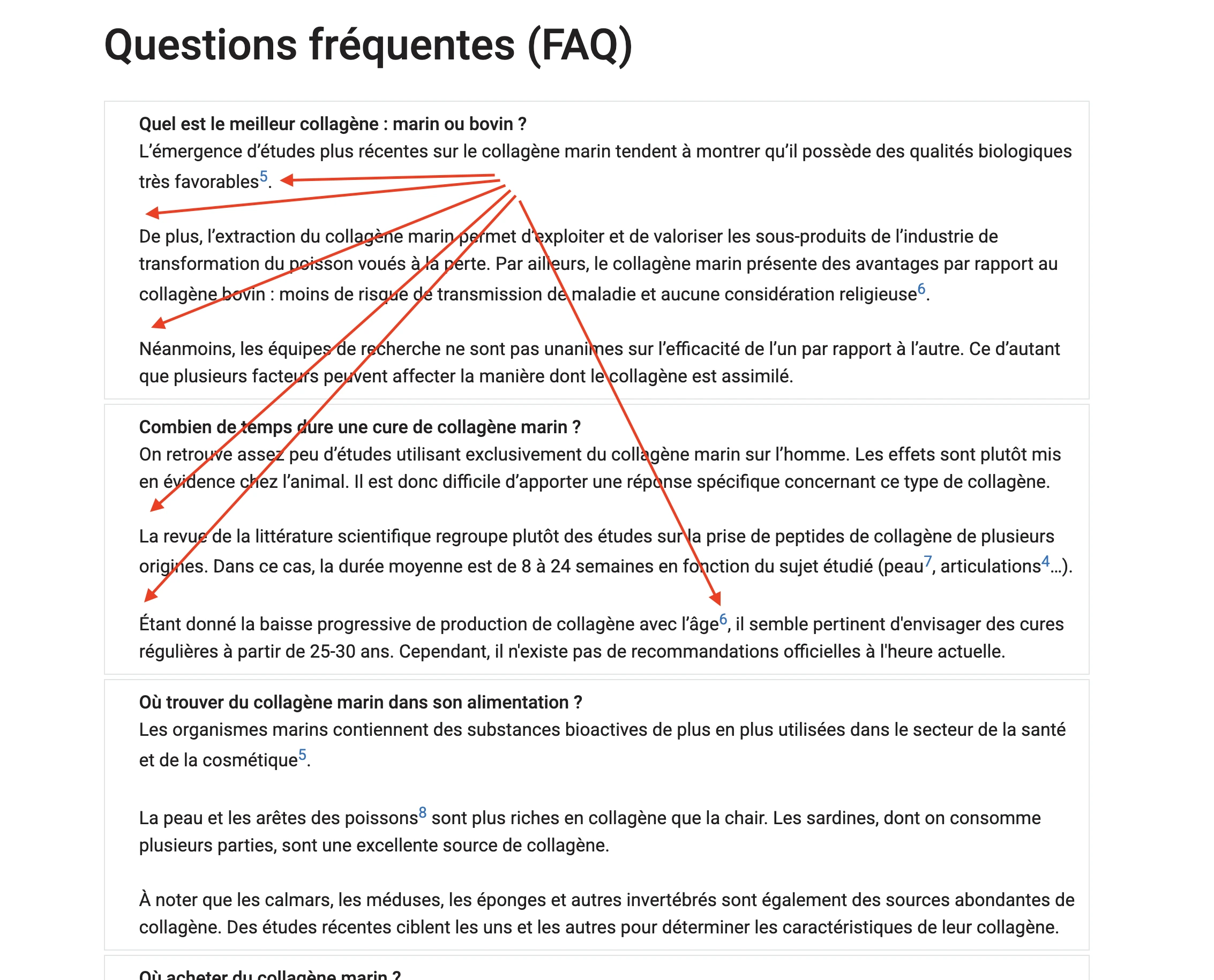 Yoast FAQ block with HTML tags